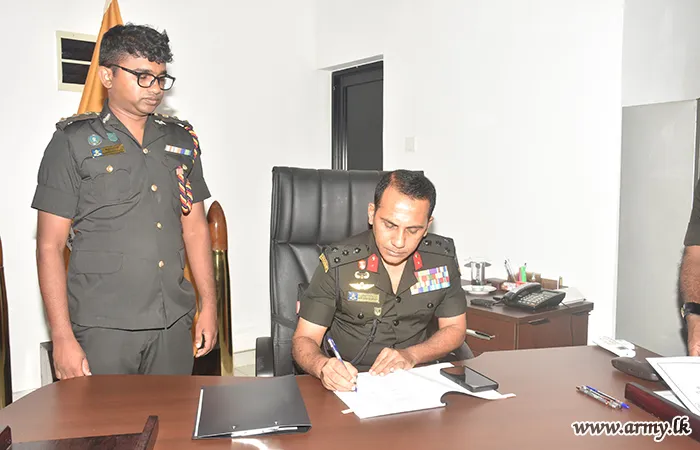 இராணுவ தொழிற்பயிற்சி நிலையத்தின் புதிய தளபதி கடமையேற்பு