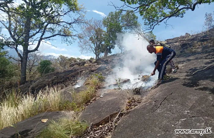 18 வது இலங்கை தேசிய பாதுகாவலர் படையணி படையினரால் கூரகலவில் ஏற்பட்ட காட