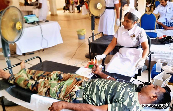 5 வது இலங்கை தேசிய பாதுகாவலர் படையணி படையினரால் இரத்த தான நிகழ்ச்சி ஏற