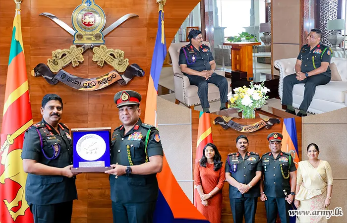 Commander of the Army Lauds the Distinguished Service of Retiring Chie