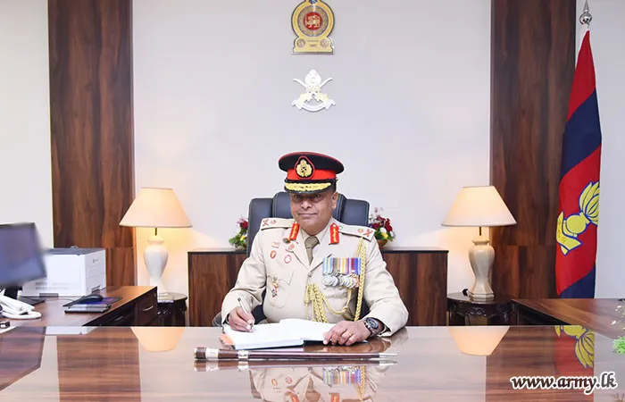 67th Chief of Staff of the Sri Lanka Army Assumes Duties