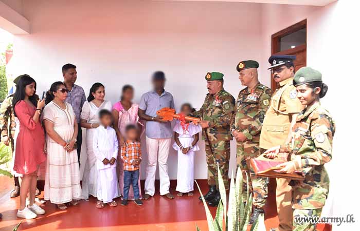7 வது கெமுனு ஹேவா படையணி படையினரால் தேவையுடைய குடும்பத்திற்கு புதிய வீடு