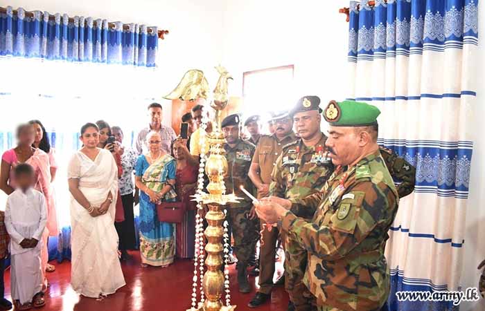 7 வது கெமுனு ஹேவா படையணி படையினரால் தேவையுடைய குடும்பத்திற்கு புதிய வீடு