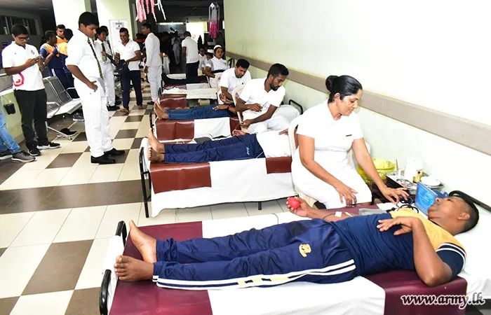 12 வது காலாட் படைப்பிரிவு படையினரால் இரத்த தானம்