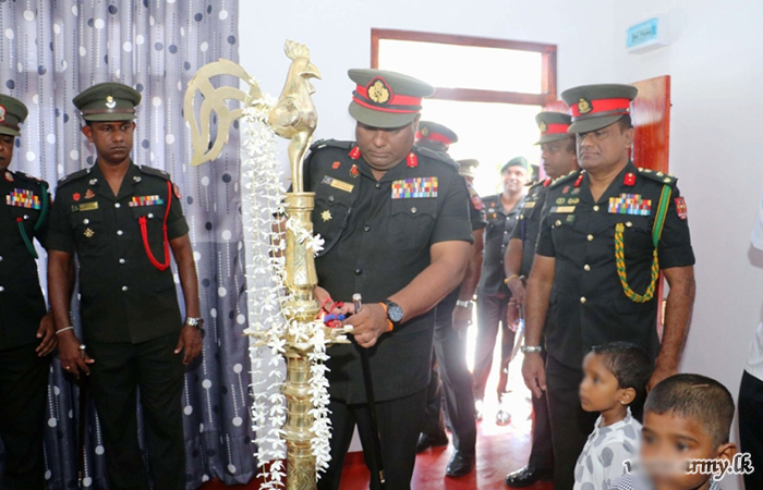 51 පාබල සේනාංකයේ මූලිකත්වයෙන් අවශ්‍යතා සහිත පවුලක් වෙනුවෙන් නව නිවසක්