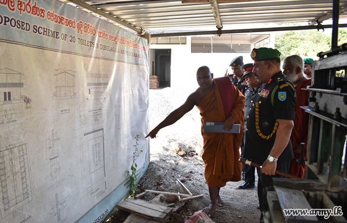 ආරක්‍ෂක සේනා ආඥාපති - නැගෙනහිර දිඹුලාගල, ආරණ්‍ය සේනාසනයේ සංචාරයක