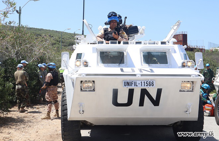 16th SLFPC Contingent Engage in UNIFIL Joint Training Exercise