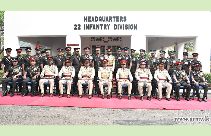 22 පාබල සේනාංකයේ 28 වන සංවත්සර දිනය අහිමානවත් අයුරින් සමරයි