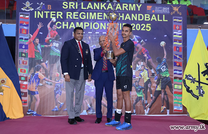 10 වන අන්තර් රෙජිමේන්තු අත්පන්දු තරඟාවලිය සාර්ථකව අවසන්