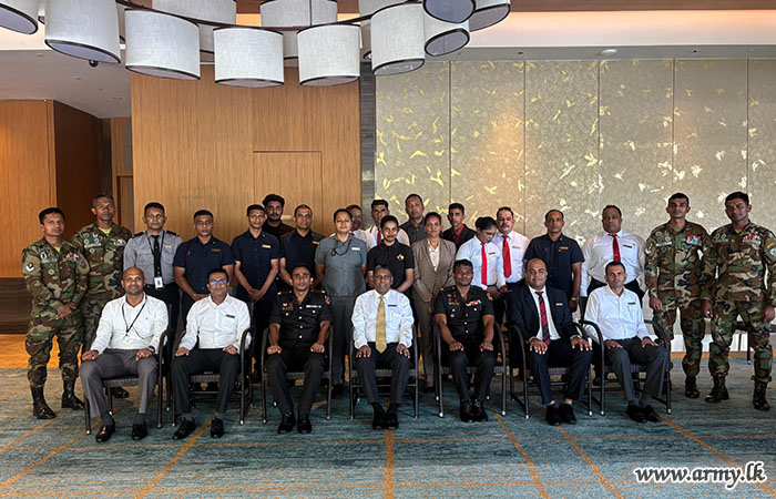යුද්ධ හමුදාව වෙතින් රසායනික න්‍යෂ්ඨික ජීව විද්‍යාත්මක හා විකිරණශීලී ප්‍රතික්‍රියා පිපිරීම් පිළිබඳ සිවිල් ආරක්‍ෂක ආයතන සාමාජිකයන් දැනුවත් කිරීමේ වැඩසටහනක්