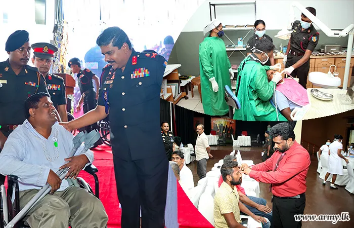 Sri Lanka Army Conducts Islandwide Medical Camps for Disabled and Reti