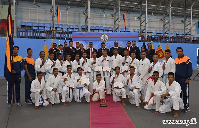 Army Secures 13th Defence Services Karate Championship for the Fourth 