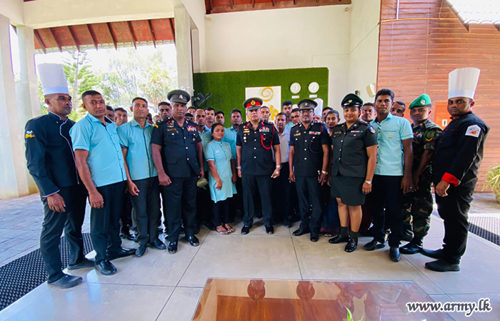 Deputy Chief of Staff Visits Laya Waves Army Welfare Holiday Resort, K