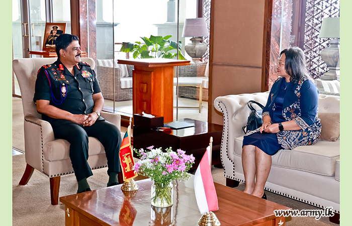 Indonesian Ambassador Calls on Commander of the Army