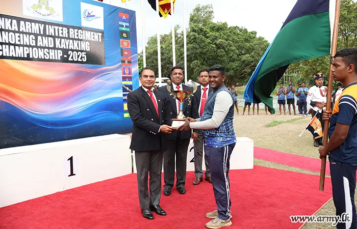 ශ්‍රී ලංකා යුද්ධ හමුදා ඔරු පැදීමේ ශූරතාවලිය සාර්ථකව අවසන්