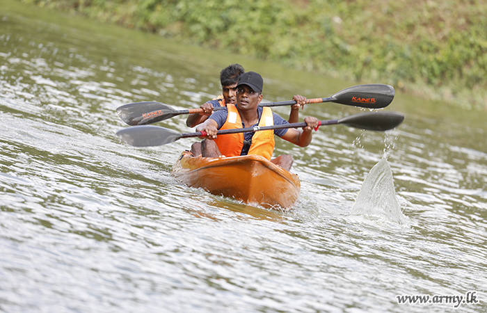 ශ්‍රී ලංකා යුද්ධ හමුදා ඔරු පැදීමේ ශූරතාවලිය සාර්ථකව අවසන්