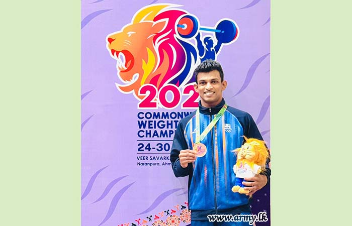 Sri Lanka Army Weightlifting Team Returns to Sri Lanka