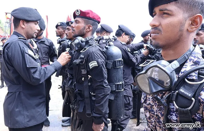 Graduation Ceremony of Combat Diving Course No. 12