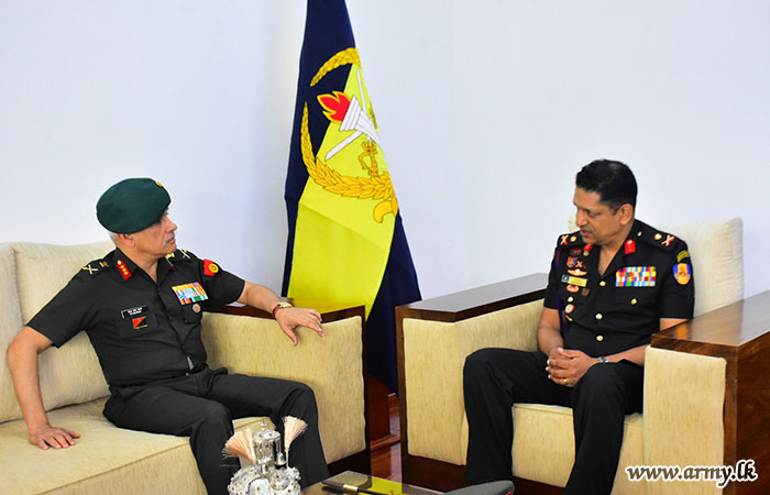 ඉන්දීය හමුදා දූත පිරිසක් මෙරට යුද්ධ හමුදා විද්‍යාපීඨයේ නිල සංචාරයක