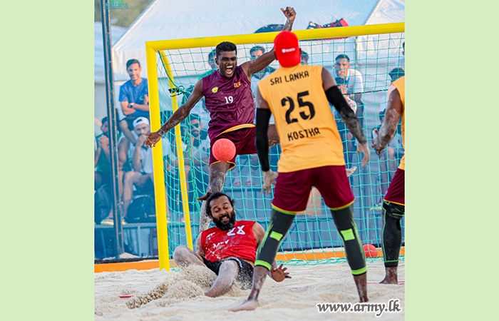 இராணுவ வீரர்களின் பங்களிப்புடன் முதலாவது காமன்வெல்த் கடற்கரை கரப்பந்து