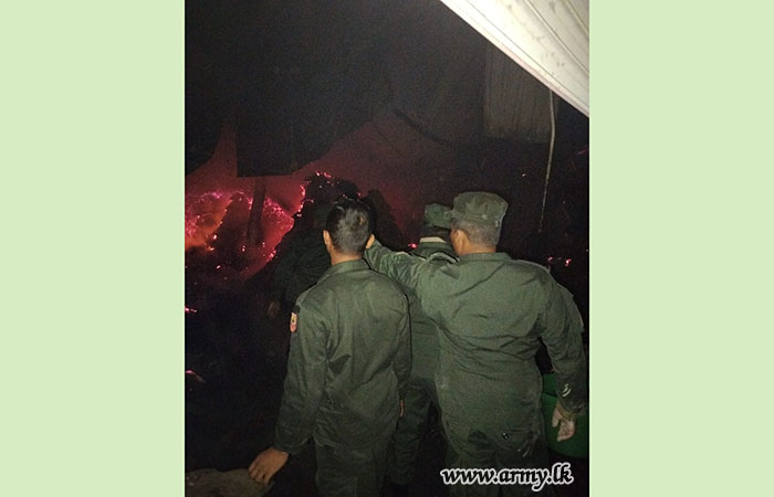 නල්ලතන්නිය, ලක්‍ෂපාන තේ කර්මාන්ත ශාලාවේ ඇති වූ හදිසි ගින්න මැඩපැවැත්වී