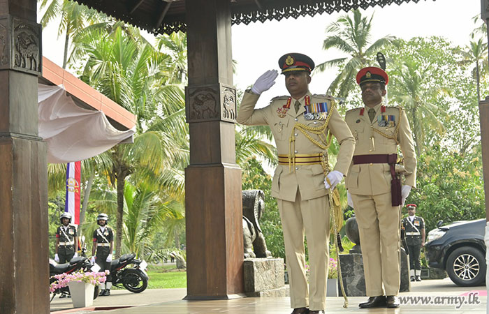 New General Officer Commanding of 57 Infantry Division Assumes Duties