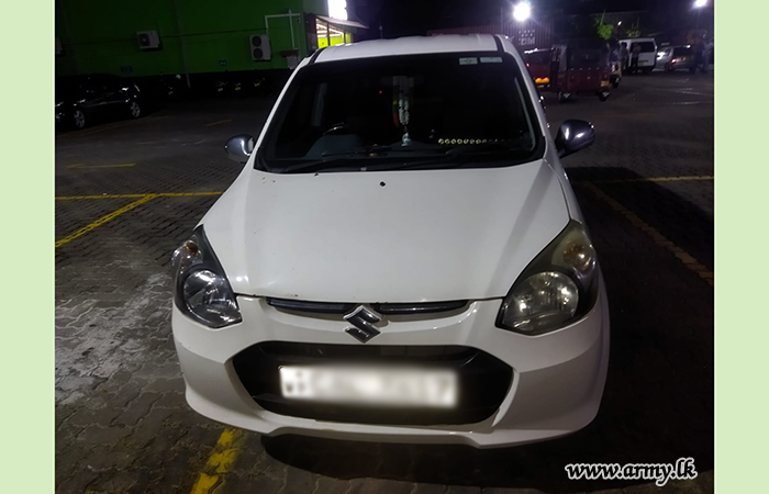 Individual Arrested with Illegal Cigarette Shipment Based on Information Received by Sri Lanka Army Intelligence