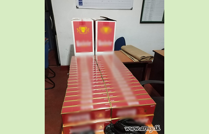 Individual Arrested with Illegal Cigarette Shipment Based on Informati