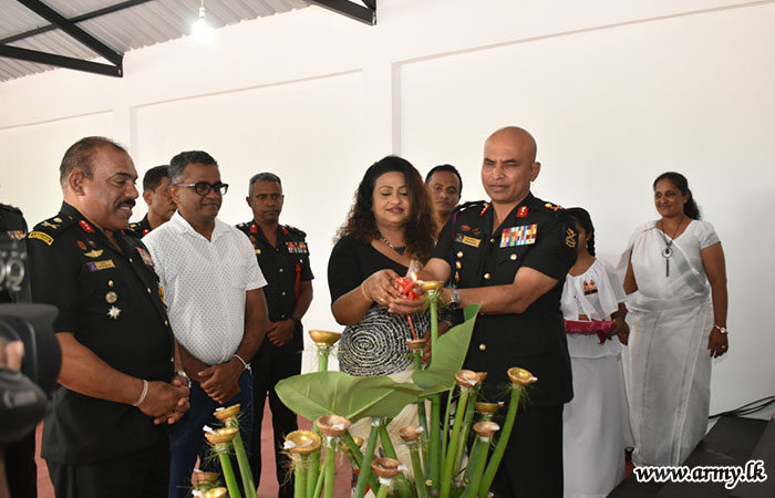 Army Troops Construct and Hand Over New Building for Sevanapitiya Dhamma School
