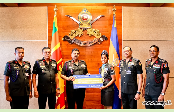 Commander of the Army Commends Sri Lanka Army Athletes for Outstanding Achievements at the 4th South Asian Senior Athletics Championship 2025