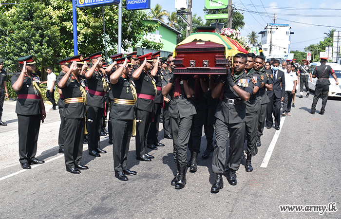 Military Funeral Held for Late Colonel R.A.N.P. Ranaveera
