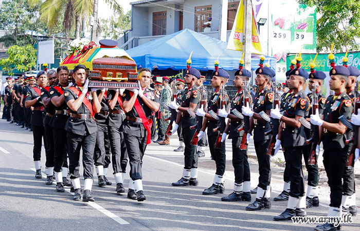 Military Funeral Held for Late Brigadier D.C.J.W. Jayasekara (Retd)