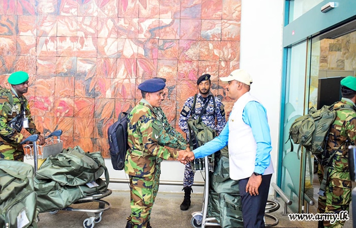 Sri Lanka Army Troops Depart for "Exercise Mithra Shakti – 11th Edition" in India