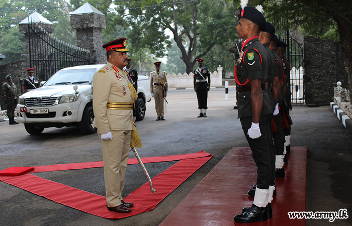 New GOC of 56 Infantry Division Assumes Duties