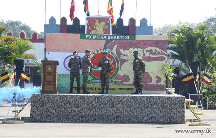 Opening Ceremony of Exercise Mithra Shakthi 2025 Held in Belagavi, India