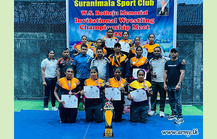 Sri Lanka Army Wrestlers Dominate W.S. Botheju Memorial Wrestling Championship 2025