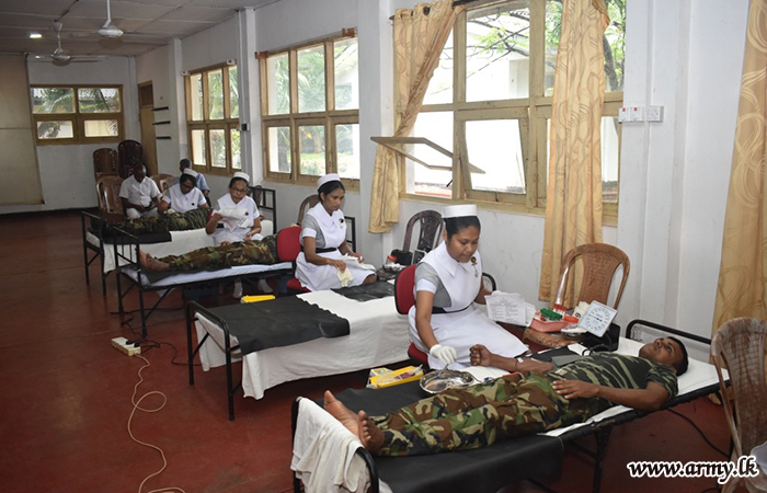 21 Infantry Division Conducts Blood Donation Campaign