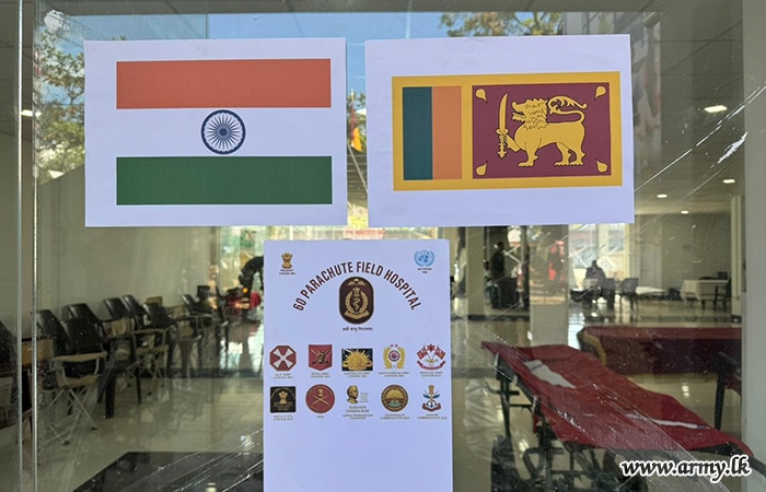 Indian Army Hospital Supports Disaster Relief in Mahiyanganaya