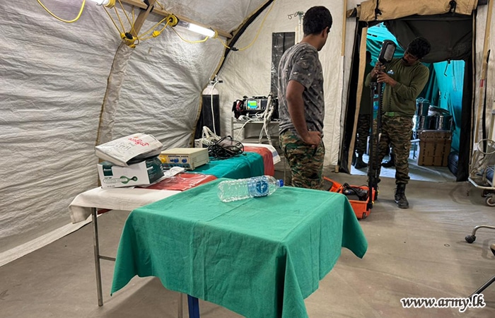 Indian Army Hospital Supports Disaster Relief in Mahiyanganaya