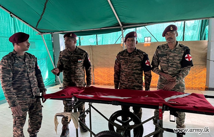 Indian Army Hospital Supports Disaster Relief in Mahiyanganaya