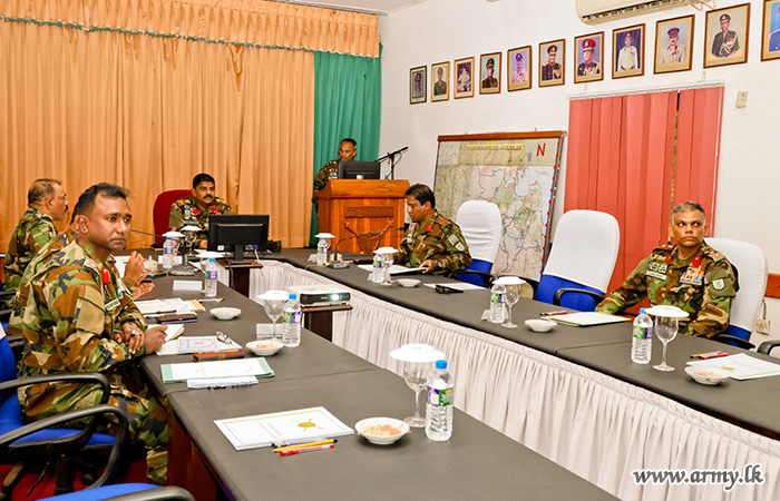 Commander of the Army Inspects Ongoing Nation Building Activities Assists by the Army Troops in Security Forces (East) area