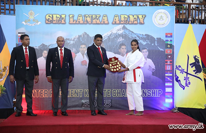 අන්තර් රෙජිමේන්තු කරාතේ ශූරතාවලිය - 2025 සාර්ථකව අවසන්