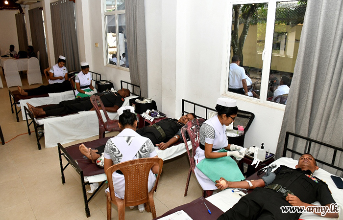 பொறியியல் சேவைகள் படையணியினால் இரத்த தான திட்டம்