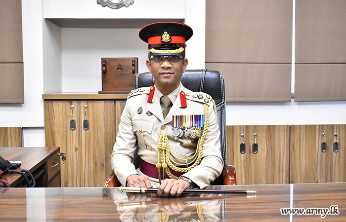 ශ්‍රී ලංකා යුද්ධ හමුදා නව ඉංජිනේරු සේවා අධ්‍යක්‍ෂ සිය ධූරයේ රාජකාරි අර
