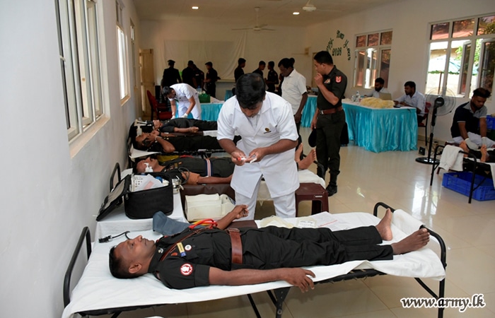 இராணுவத்தினரால் இரத்த தான நிகழ்வு ஏற்பாடு