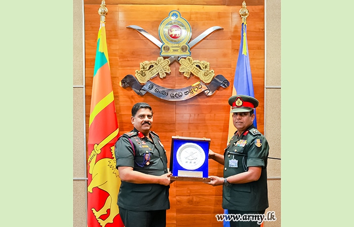 ஓய்வுபெறும் மேஜர் ஜெனரலின் குறிப்பிடத்தக்க சேவைக்கு இராணுவத் தளபதி பார
