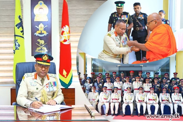 යුද්ධ හමුදා ස්වේච්ඡා බලසේනාවේ නව සේනාවිධායක ධූරයේ රාජකාරි අරඹයි