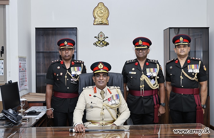 ශ්‍රී ලංකා යුද්ධ හමුදාවේ නව යුධෝපකරණ මාස්ටර් ජෙනරාල් ධූරයේ රාජකාරී අරඹ