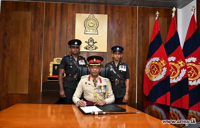 ඉංජිනේරු සේවා බලකායේ නව බලකාධිපති ධූරයේ රාජකාරි අරඹයි