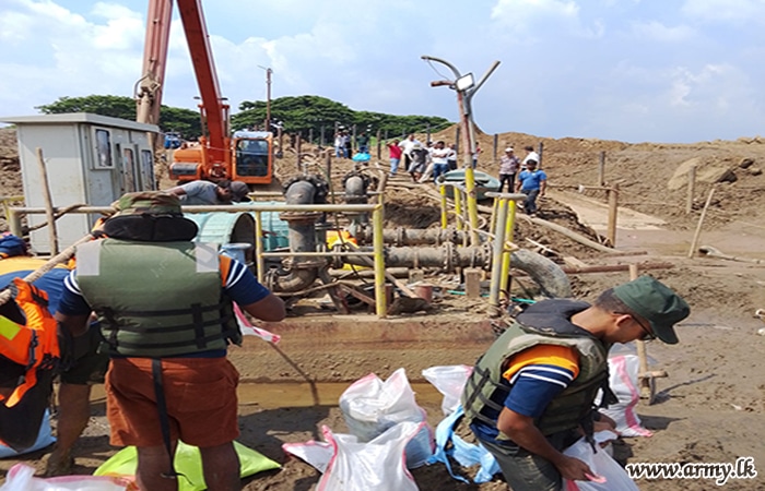 දිගන ප්‍රදේශයේ ජල අවශ්‍යතාවය සපුරාලීම සඳහා යුද්ධ හමුදා භටපිරිස් තාවකාල